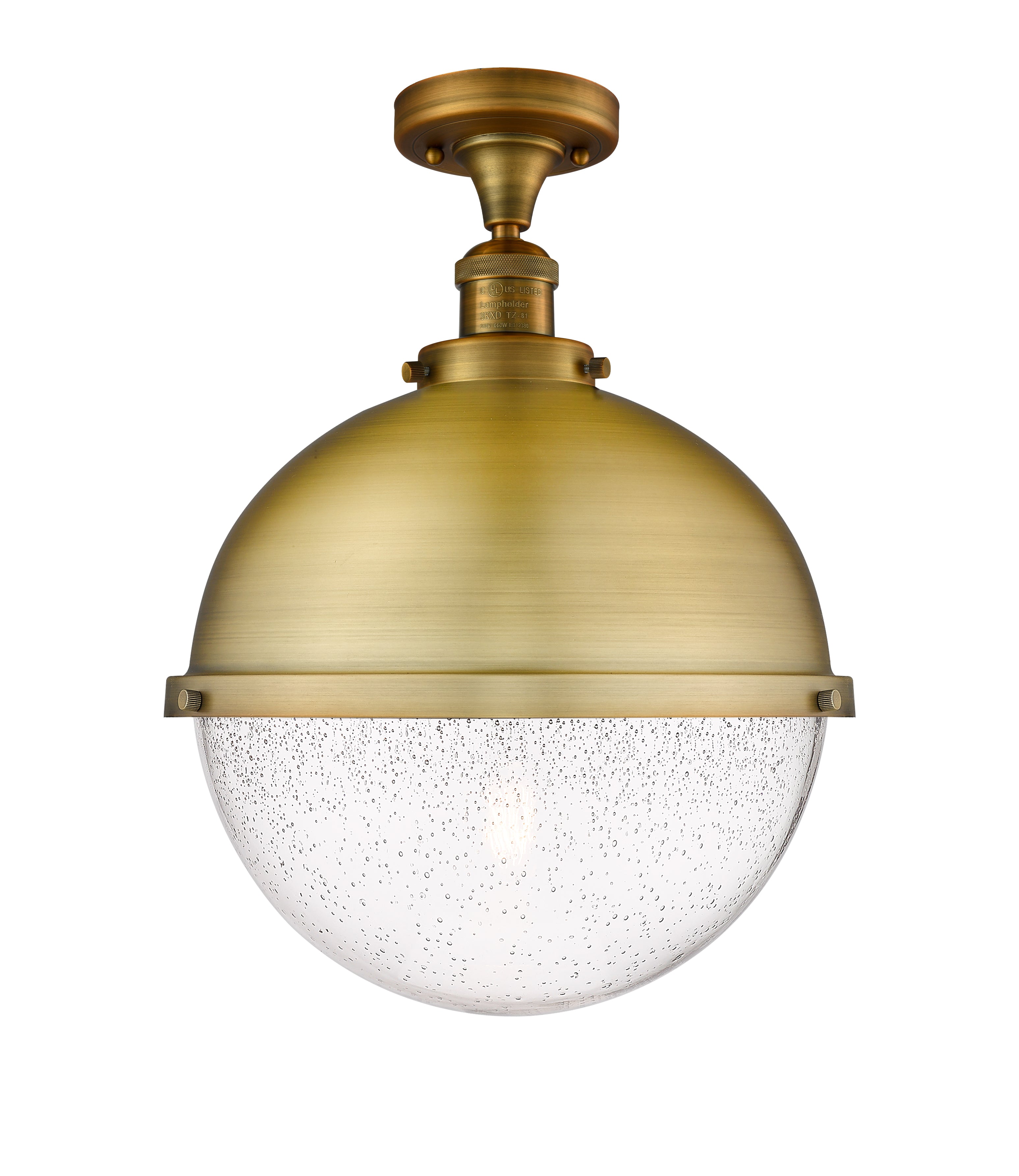 Franklin Semi-Flush Mount Brushed Satin Nickel