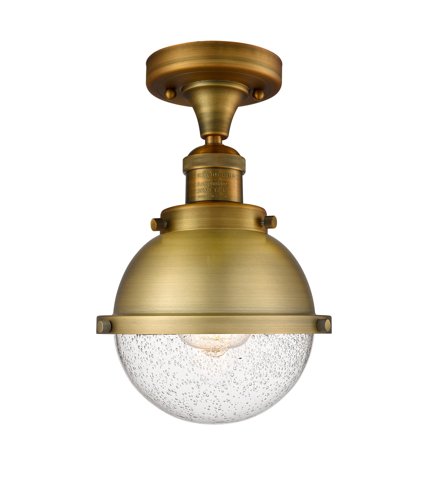 Franklin Semi-Flush Mount Brushed Satin Nickel