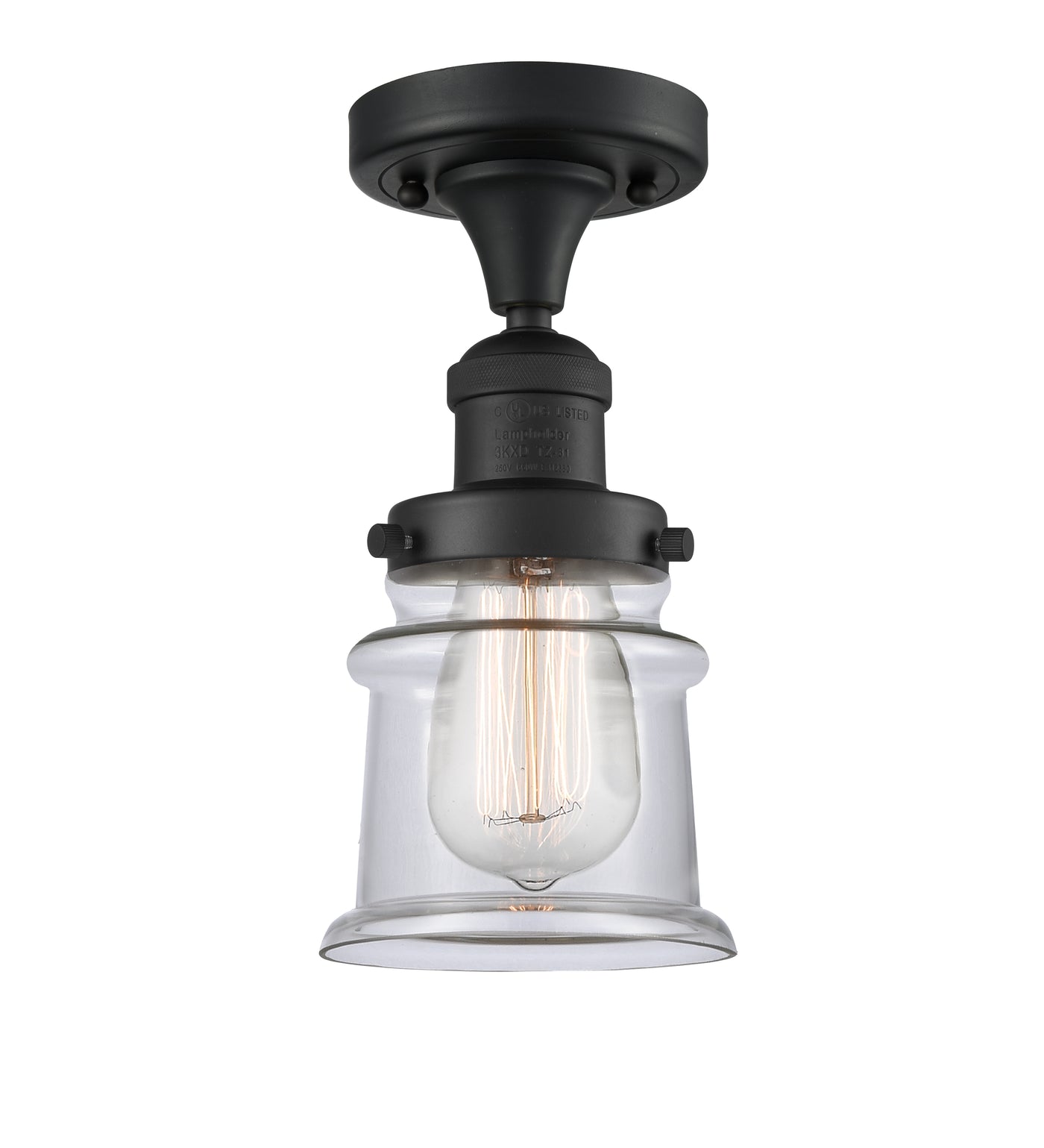 Franklin Semi-Flush Mount Brushed Nickel