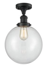 Franklin Semi-Flush Mount Brushed Nickel