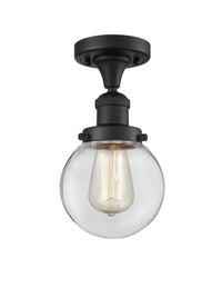 Franklin Semi-Flush Mount Brushed Nickel