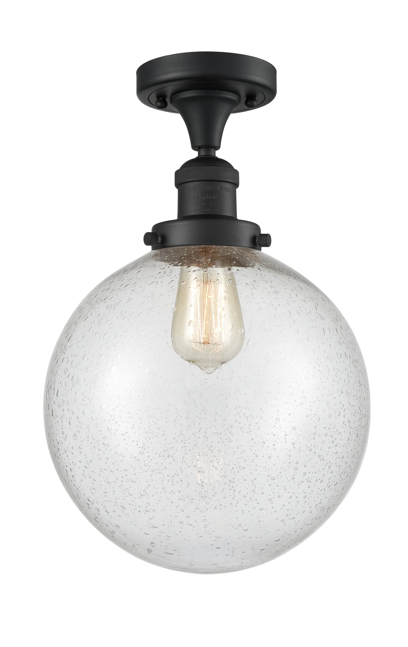 Franklin Semi-Flush Mount Brushed Nickel