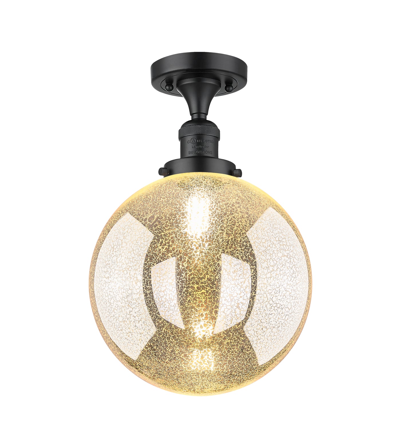 Franklin Semi-Flush Mount Brushed Nickel Steel