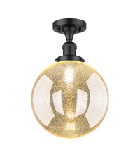 Franklin Semi-Flush Mount Brushed Nickel Steel