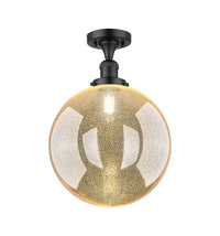 Franklin Semi-Flush Mount Brushed Satin Nickel