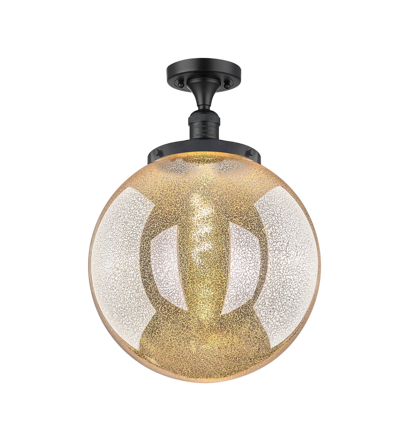 Franklin Semi-Flush Mount Brushed Satin Nickel