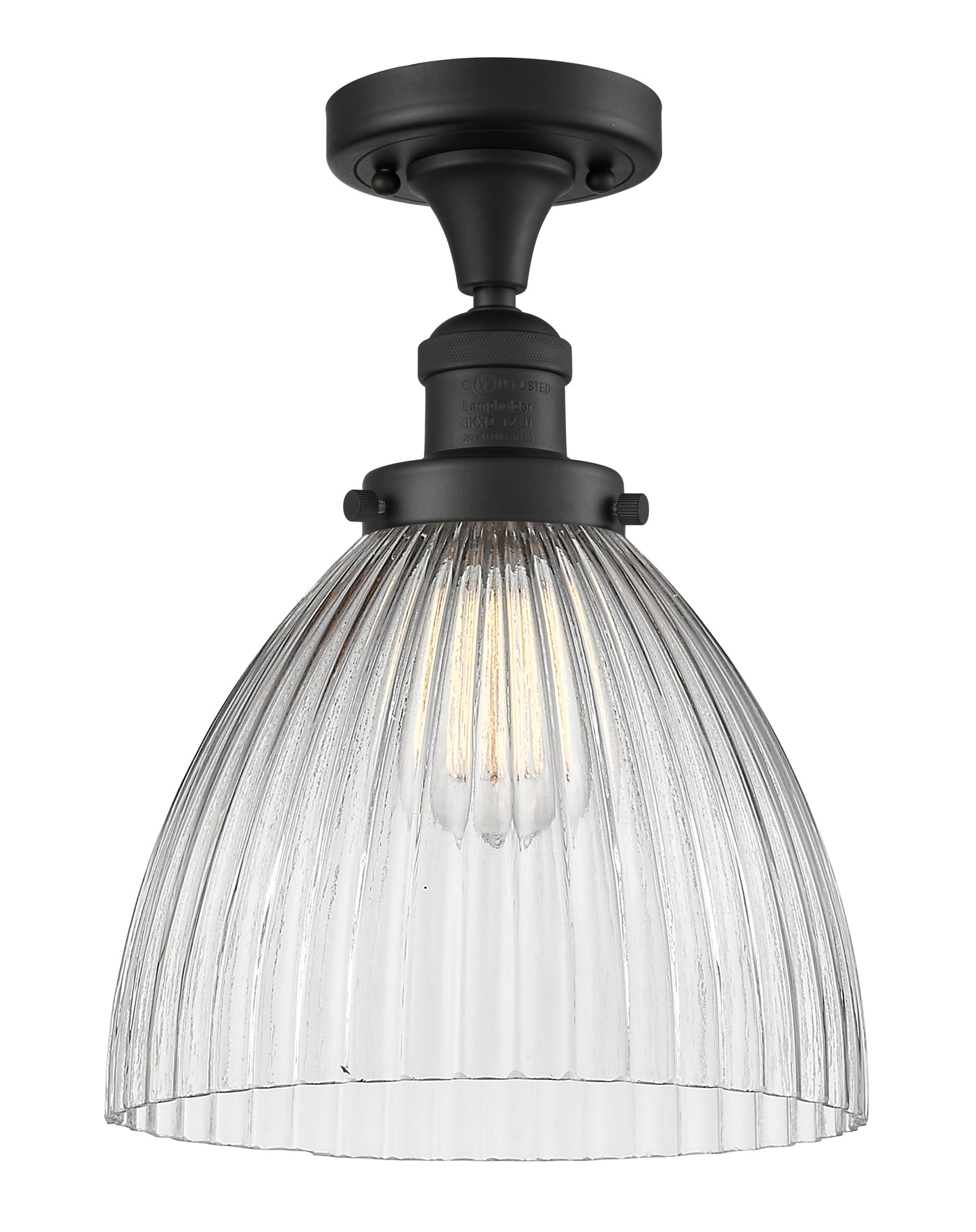 Franklin Semi-Flush Mount Satin Nickel