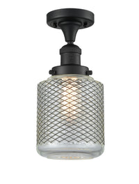 Franklin Semi-Flush Mount Brushed Nickel