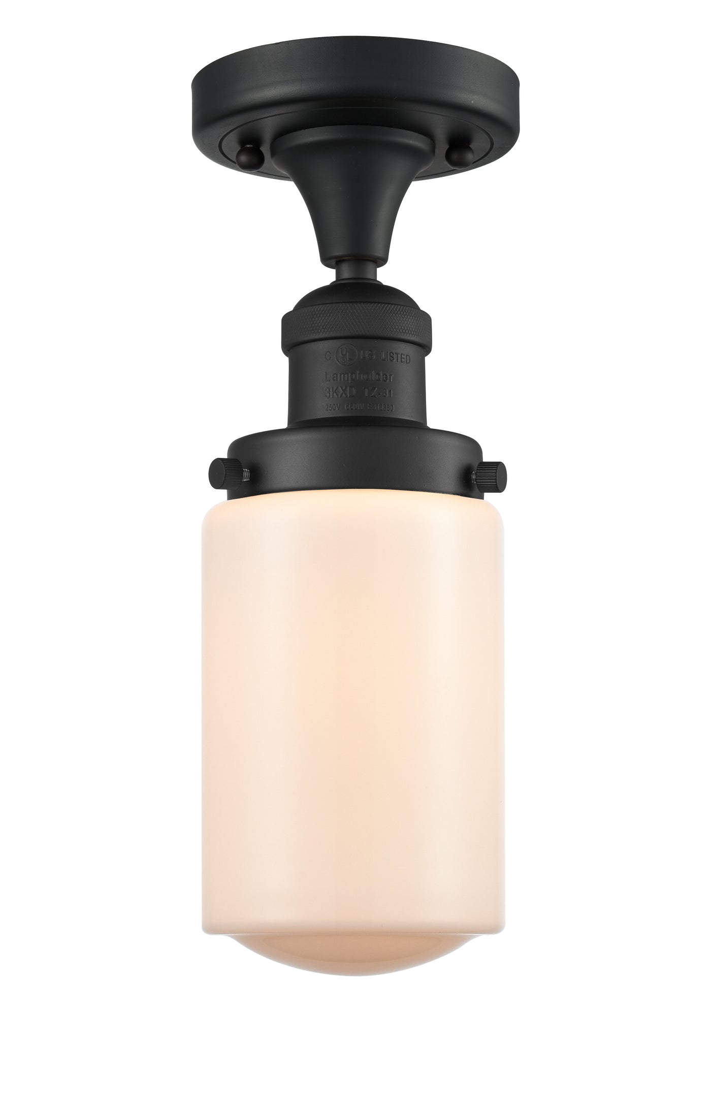 Franklin Semi-Flush Mount Brushed Satin Nickel