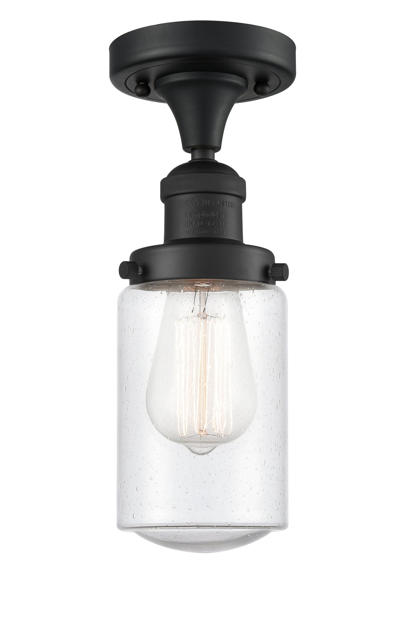 Franklin Semi-Flush Mount Brushed Nickel
