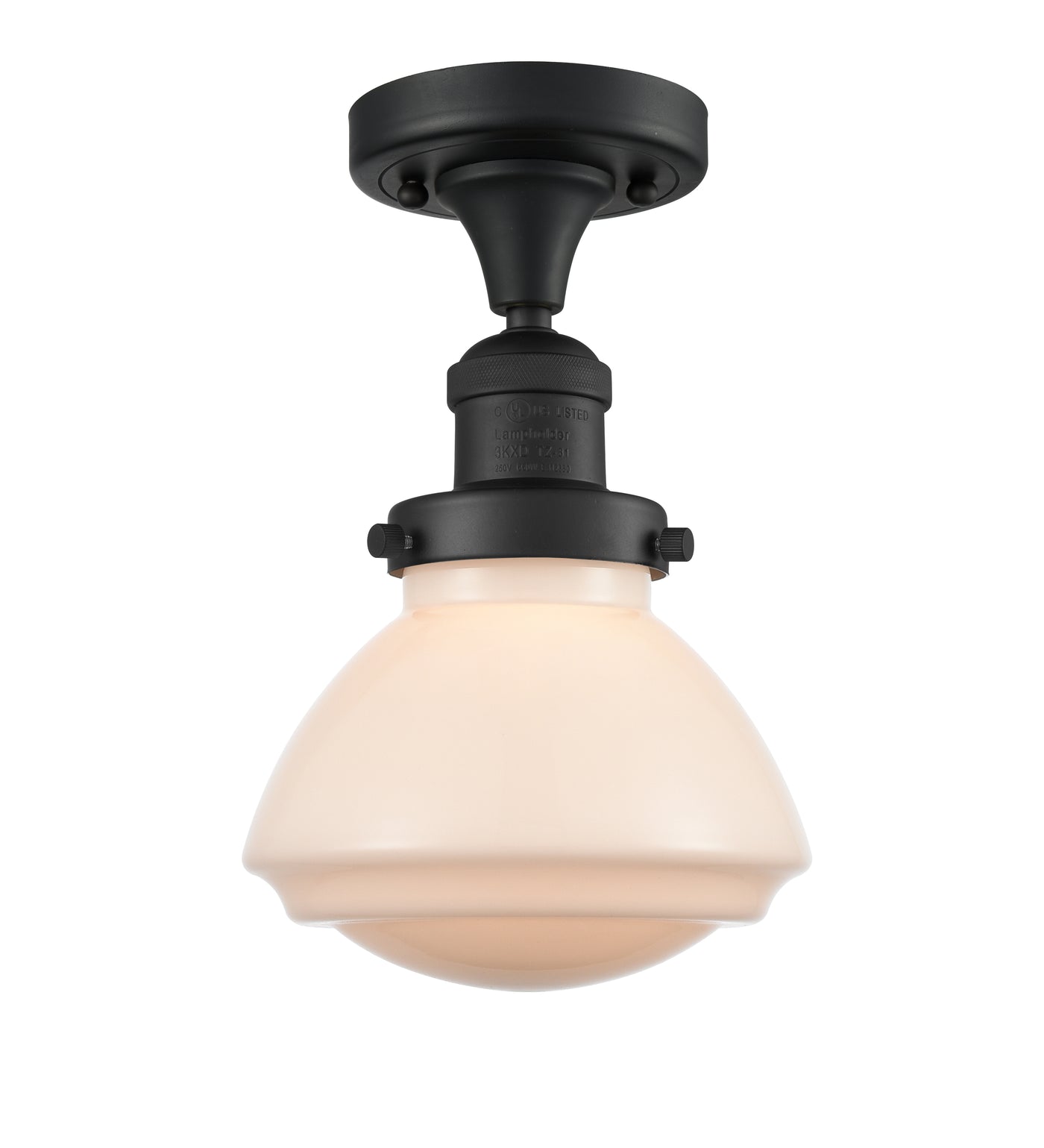 Franklin Semi-Flush Mount Brushed Nickel