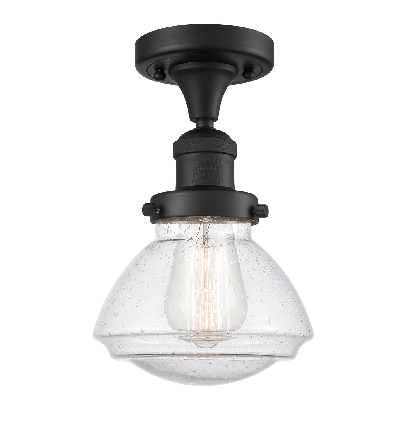 Franklin Semi-Flush Mount Brushed Nickel
