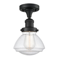 Franklin Semi-Flush Mount Brushed Nickel