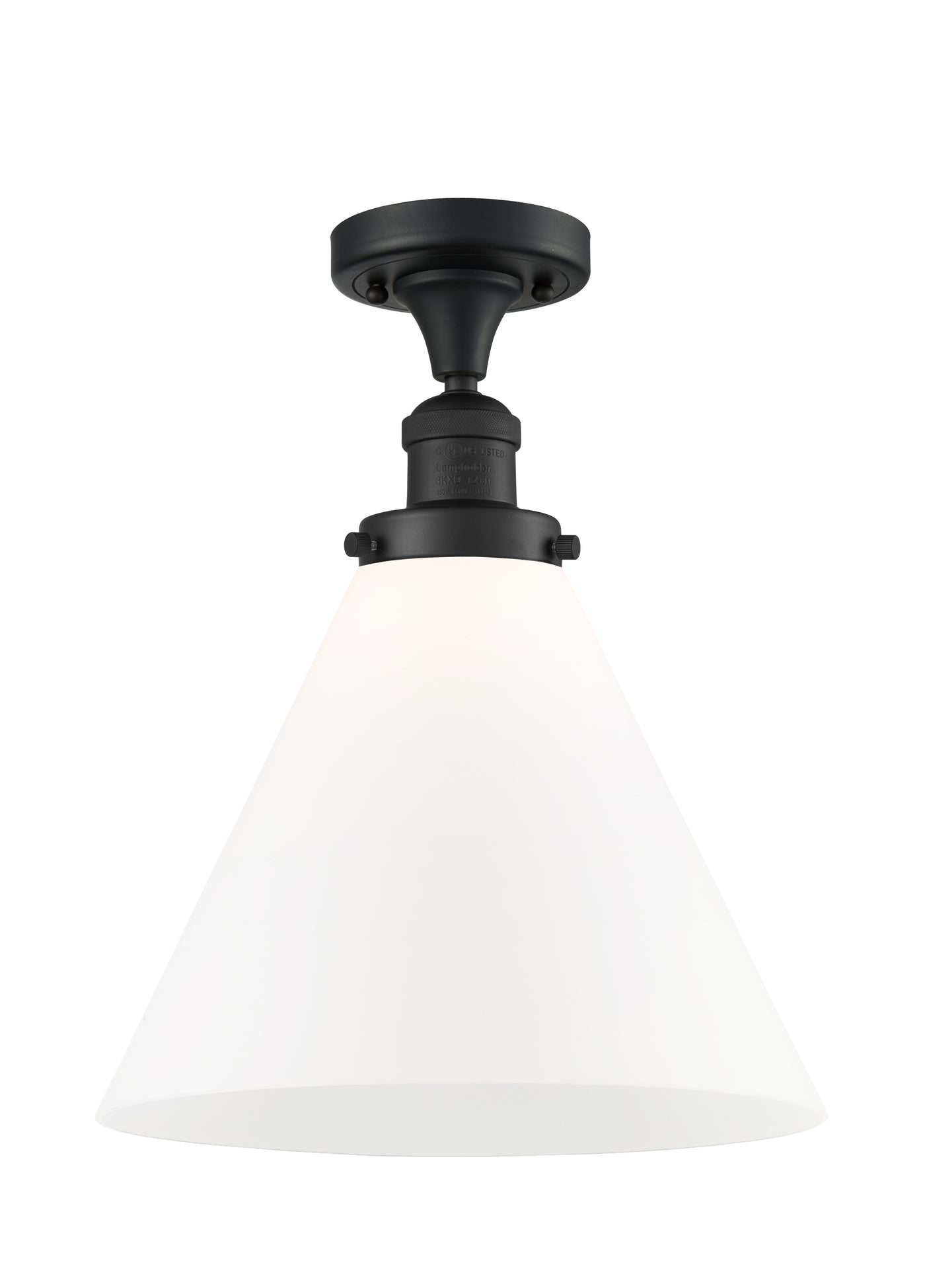 Franklin Semi-Flush Mount 7.75 Brushed Satin