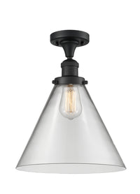 Franklin Semi-Flush Mount 12 Inch Brass