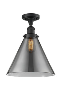 Franklin Semi-Flush Mount 12 Inch Brass