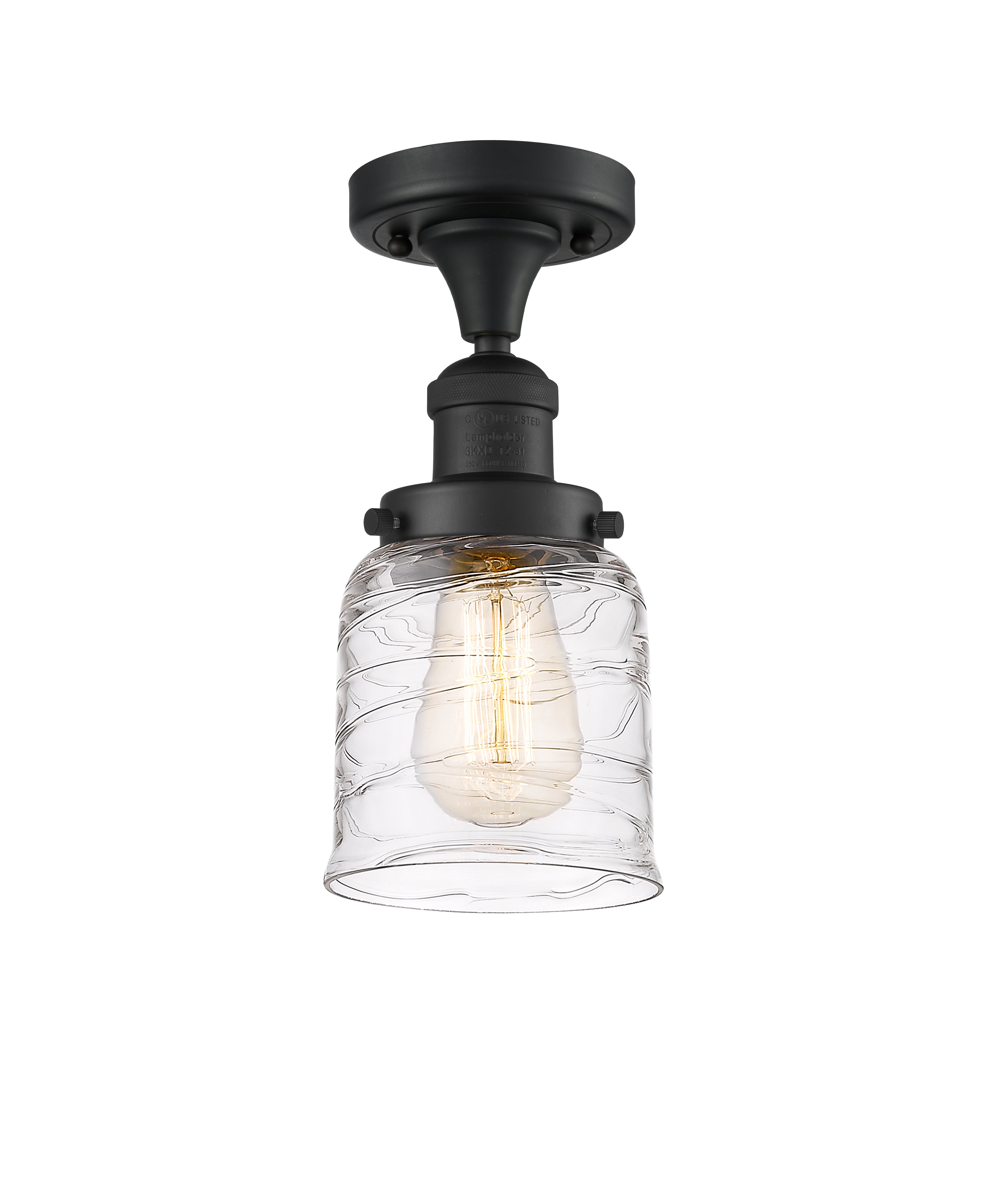 Franklin Semi-Flush Mount Brushed Satin Nickel