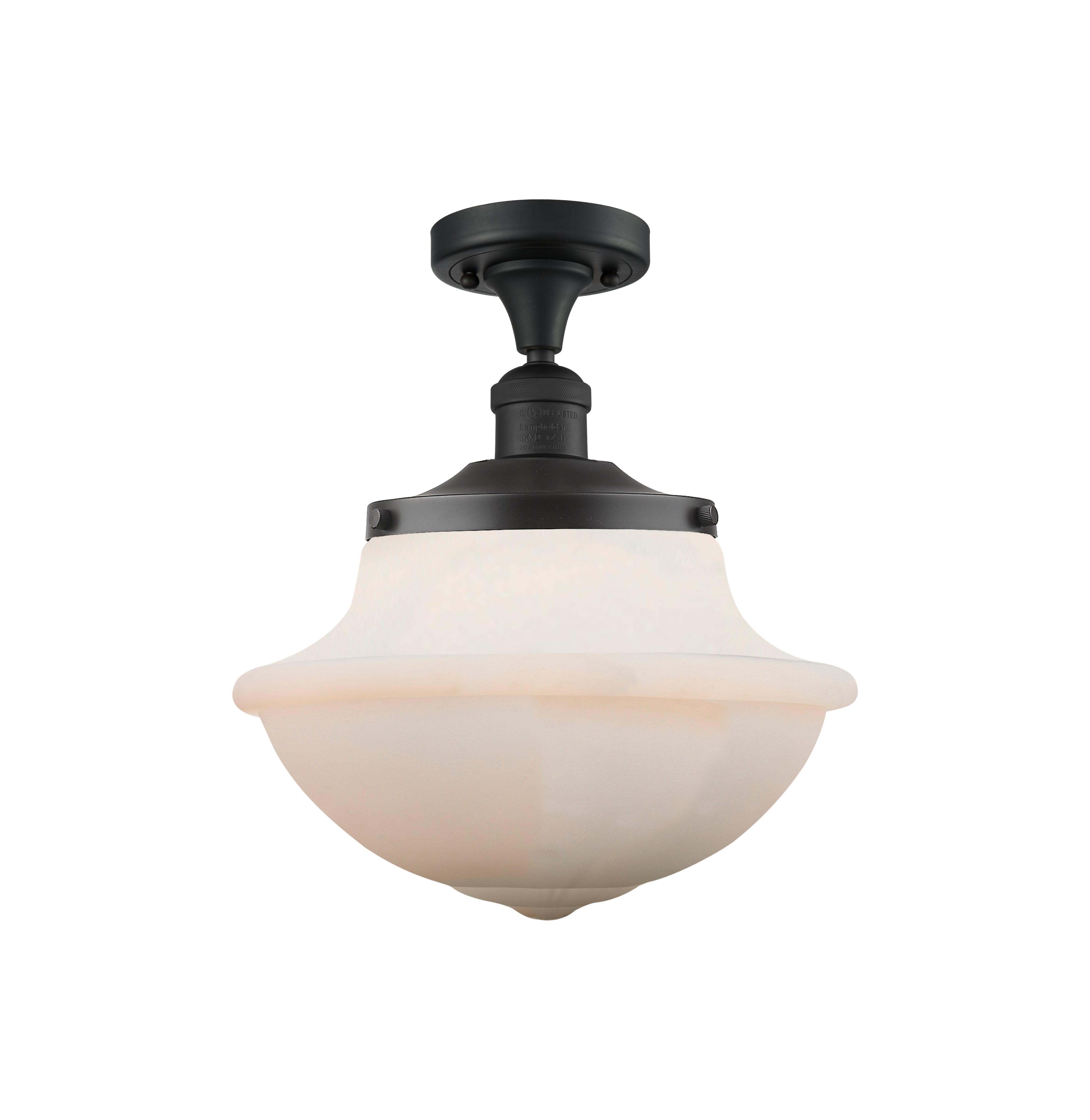 Franklin Semi-Flush Mount Brushed Satin Nickel