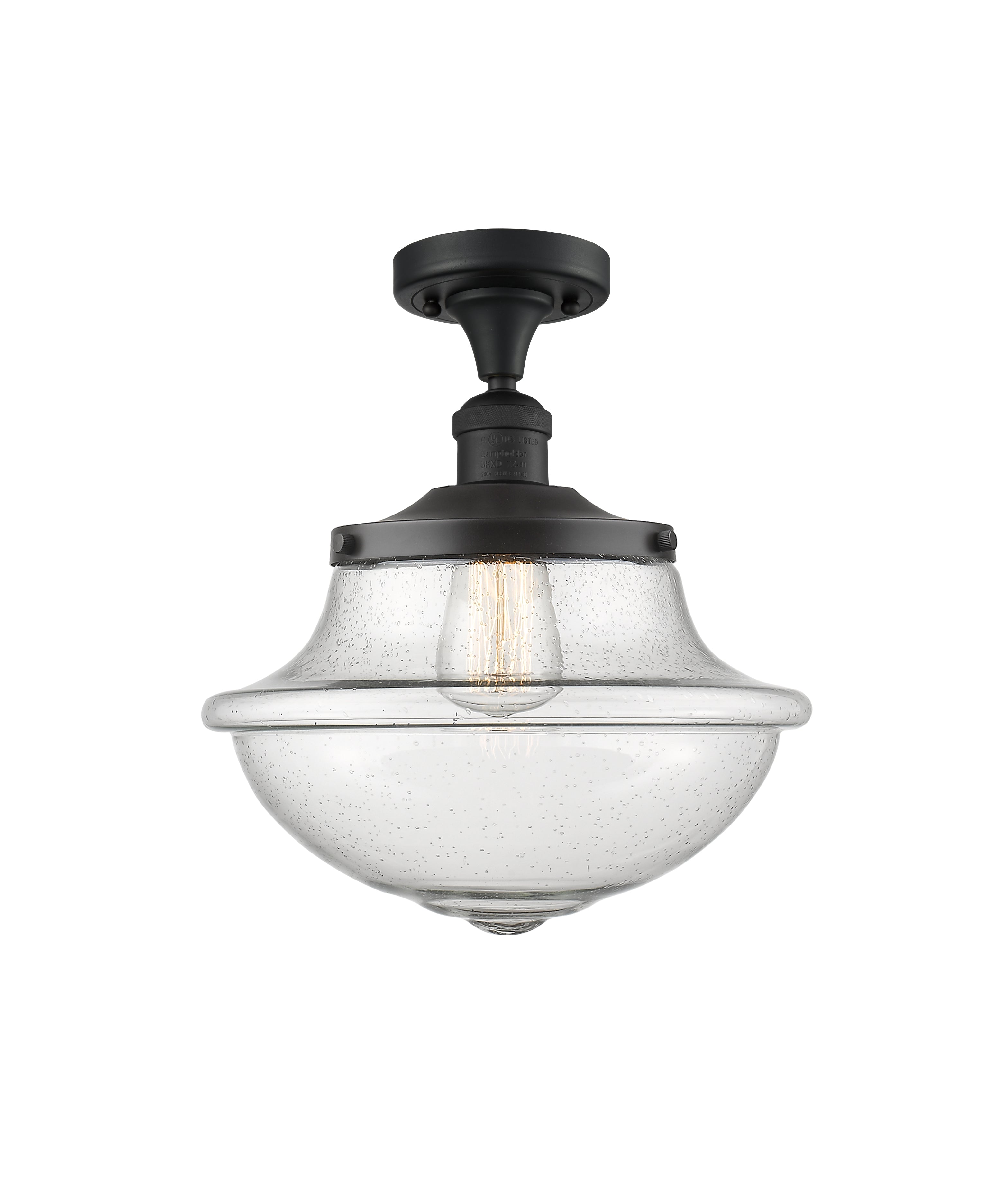 Franklin Semi-Flush Mount Brushed Satin Nickel