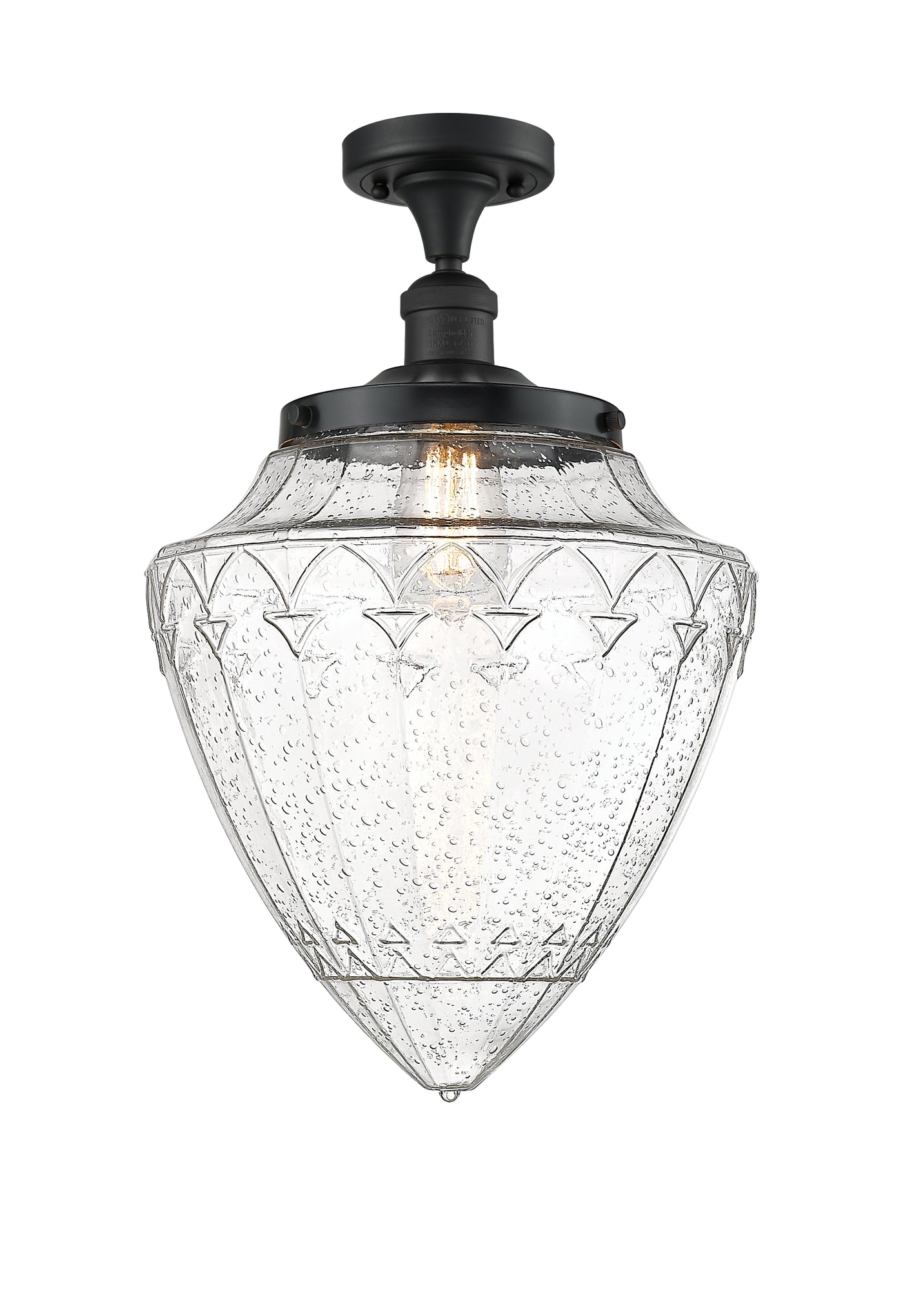 Franklin Semi-Flush Mount Brushed Nickel