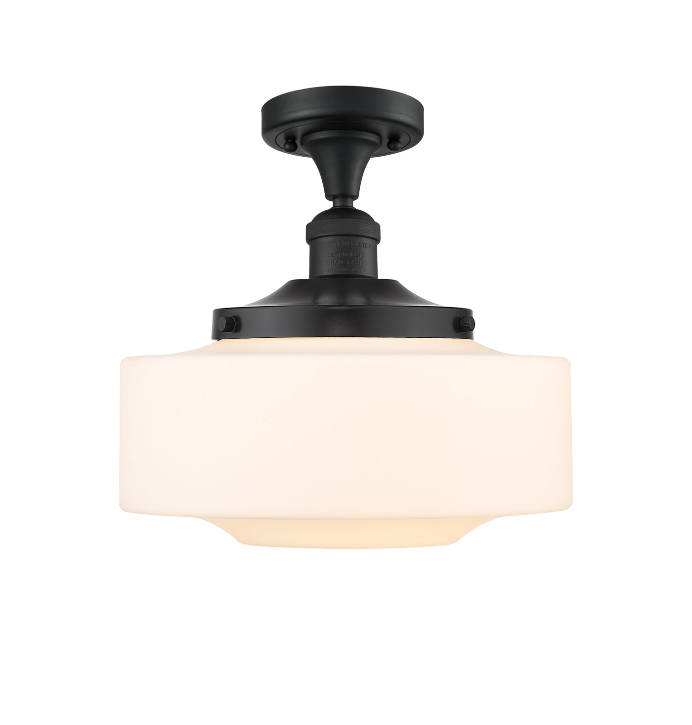 Franklin Semi-Flush Mount Brushed Satin Nickel