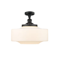Franklin Semi-Flush Mount Brushed Nickel