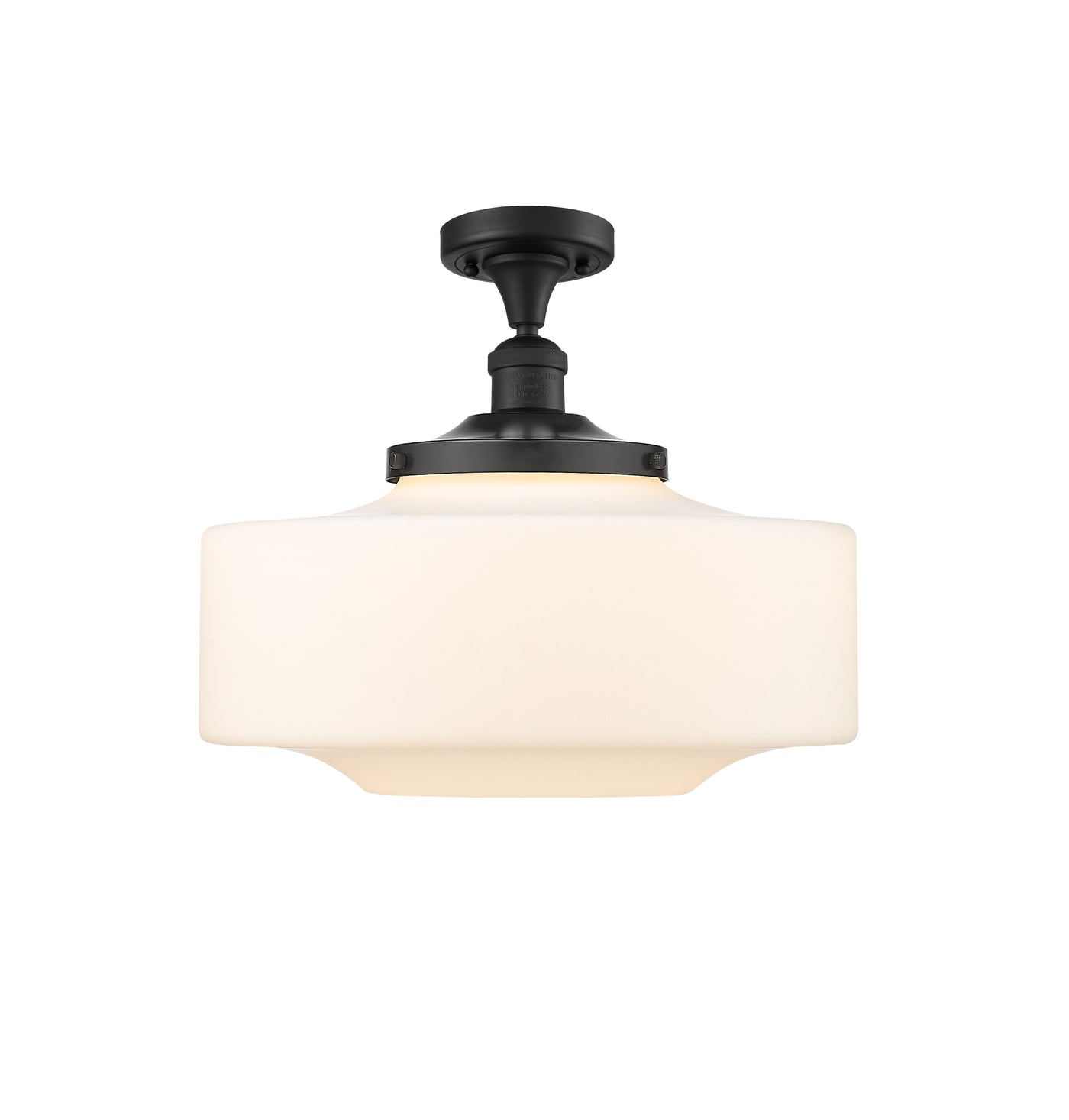 Franklin Semi-Flush Mount Brushed Satin Nickel