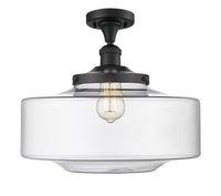 Franklin Semi-Flush Mount Brushed Nickel