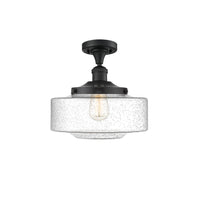 Franklin Semi-Flush Mount Brushed Satin Nickel