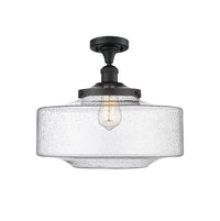 Franklin Semi-Flush Mount Brushed Satin Nickel