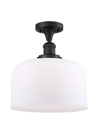 Franklin Semi-Flush Mount 12 Inch Nickel