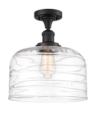 Franklin Semi-Flush Mount Brushed Satin Nickel