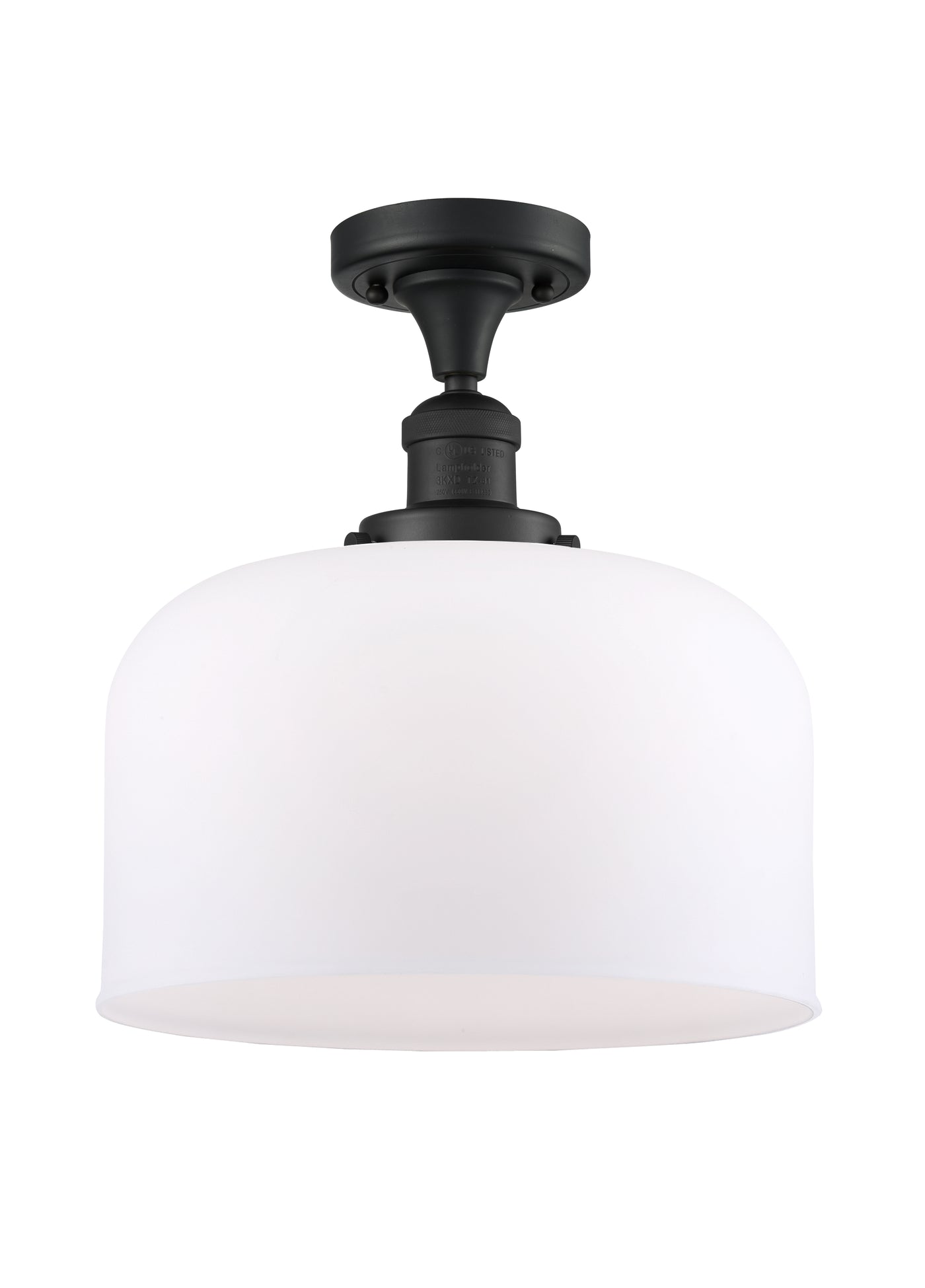 Franklin Semi-Flush Mount Brushed Satin Nickel