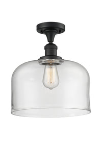 Franklin Semi-Flush Mount 12 Inch Nickel