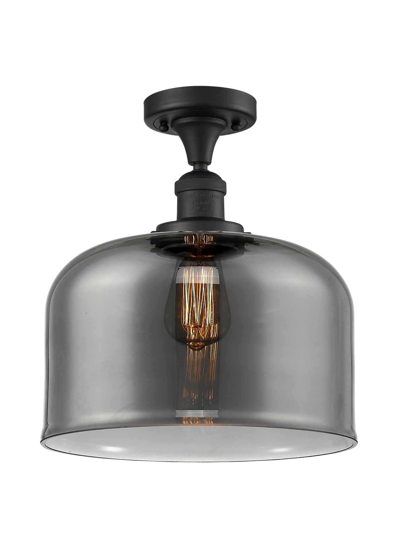 Franklin Semi-Flush Mount 12 Inch Nickel
