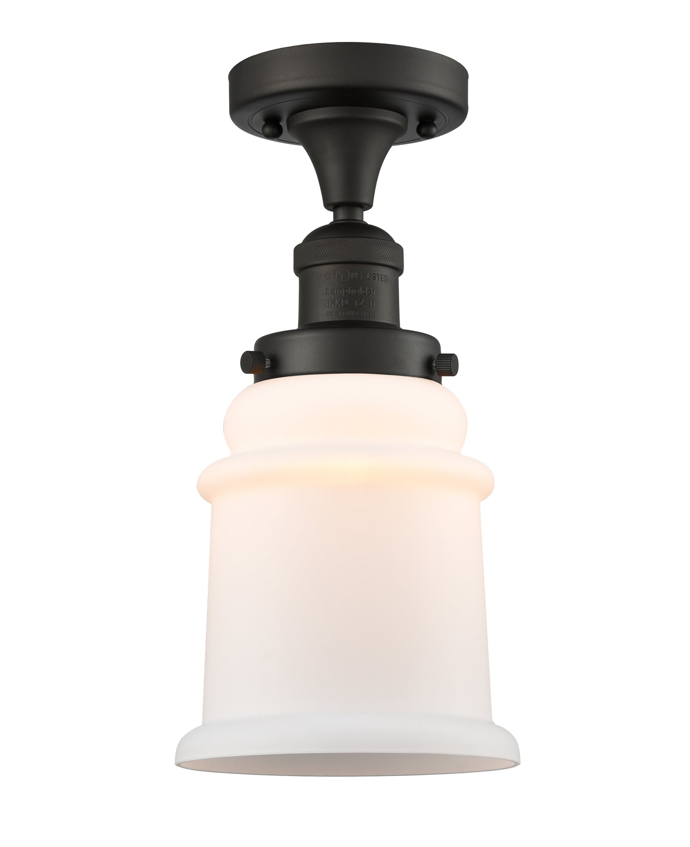 Franklin Semi-Flush Mount Brushed Satin Nickel
