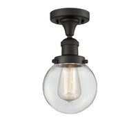 Franklin Semi-Flush Mount Brushed Nickel
