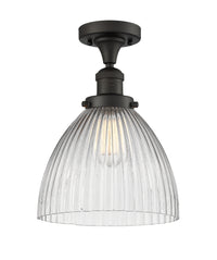 Franklin Semi-Flush Mount Satin Nickel