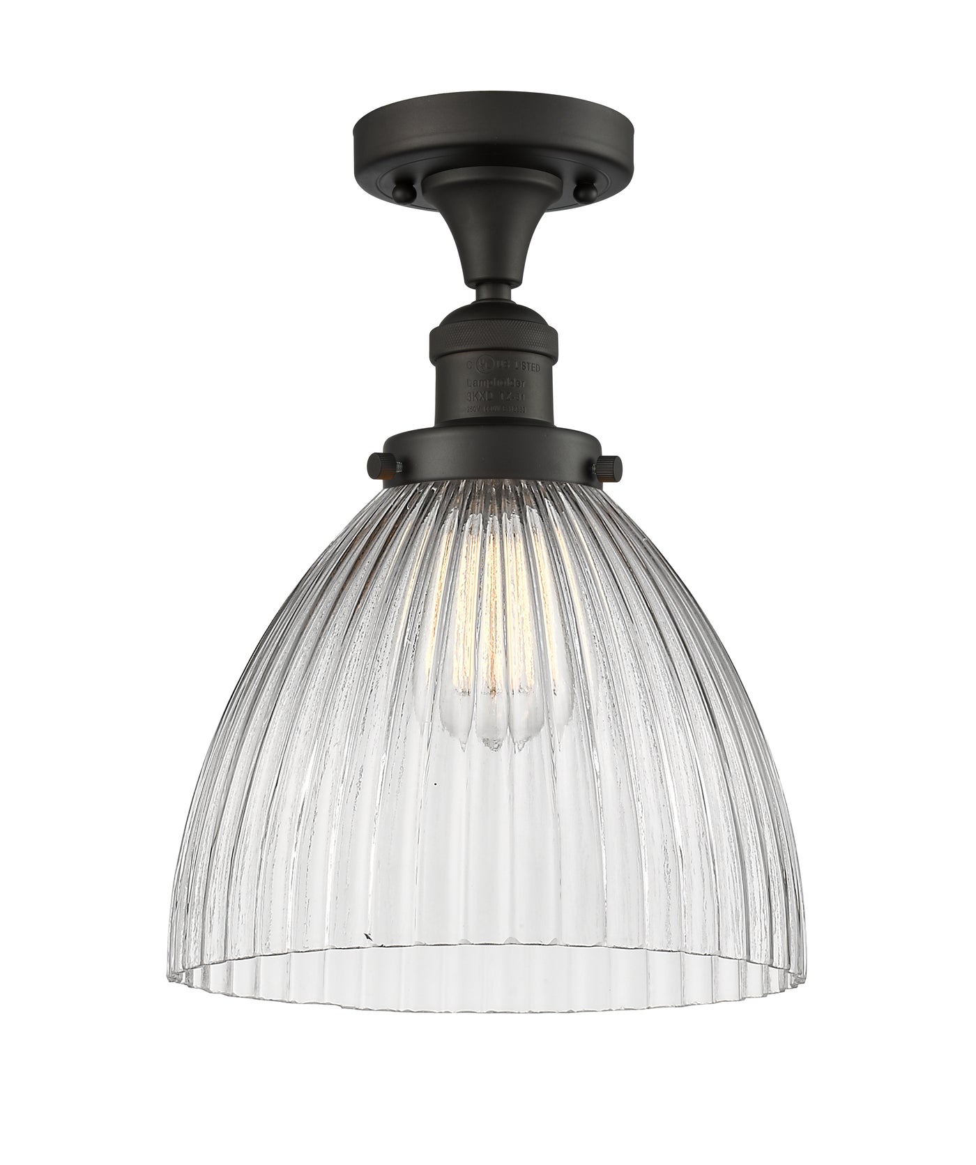 Franklin Semi-Flush Mount Brushed Satin Nickel