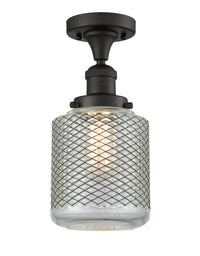 Franklin Semi-Flush Mount Brushed Satin Nickel