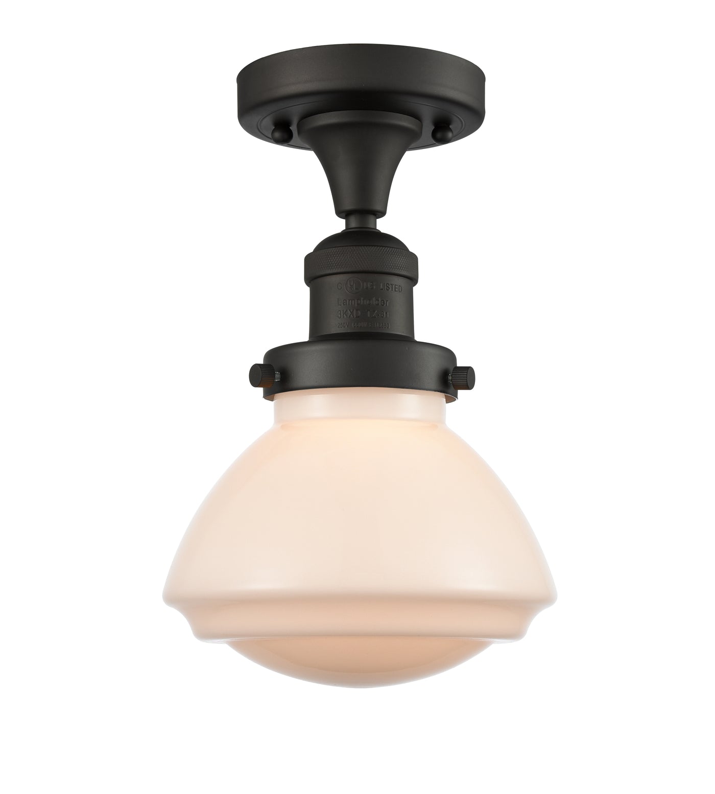 Franklin Semi-Flush Mount Brushed Nickel