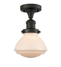 Franklin Semi-Flush Mount Brushed Nickel