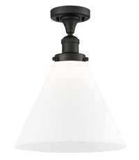 Franklin Semi-Flush Mount 7.75 Brushed Satin
