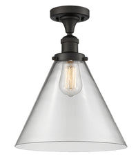 Franklin Semi-Flush Mount 7.75 Brushed Satin