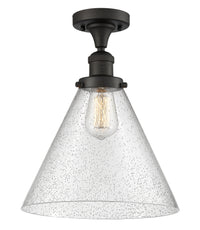 Franklin Semi-Flush Mount 7.75 Brushed Satin