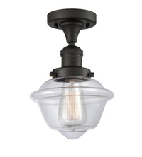 Franklin Semi-Flush Mount Brushed Satin Nickel