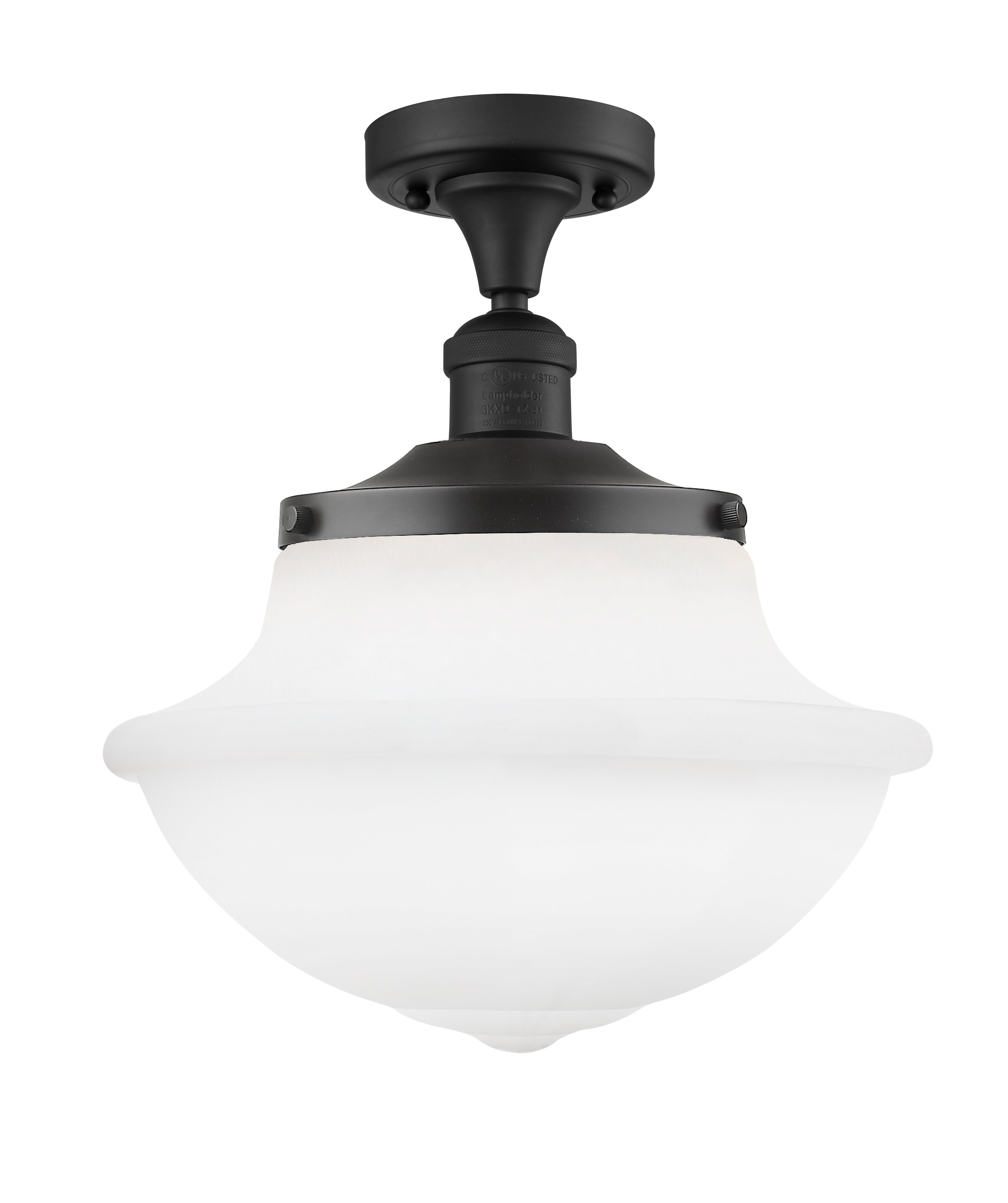 Franklin Semi-Flush Mount Brushed Satin Nickel