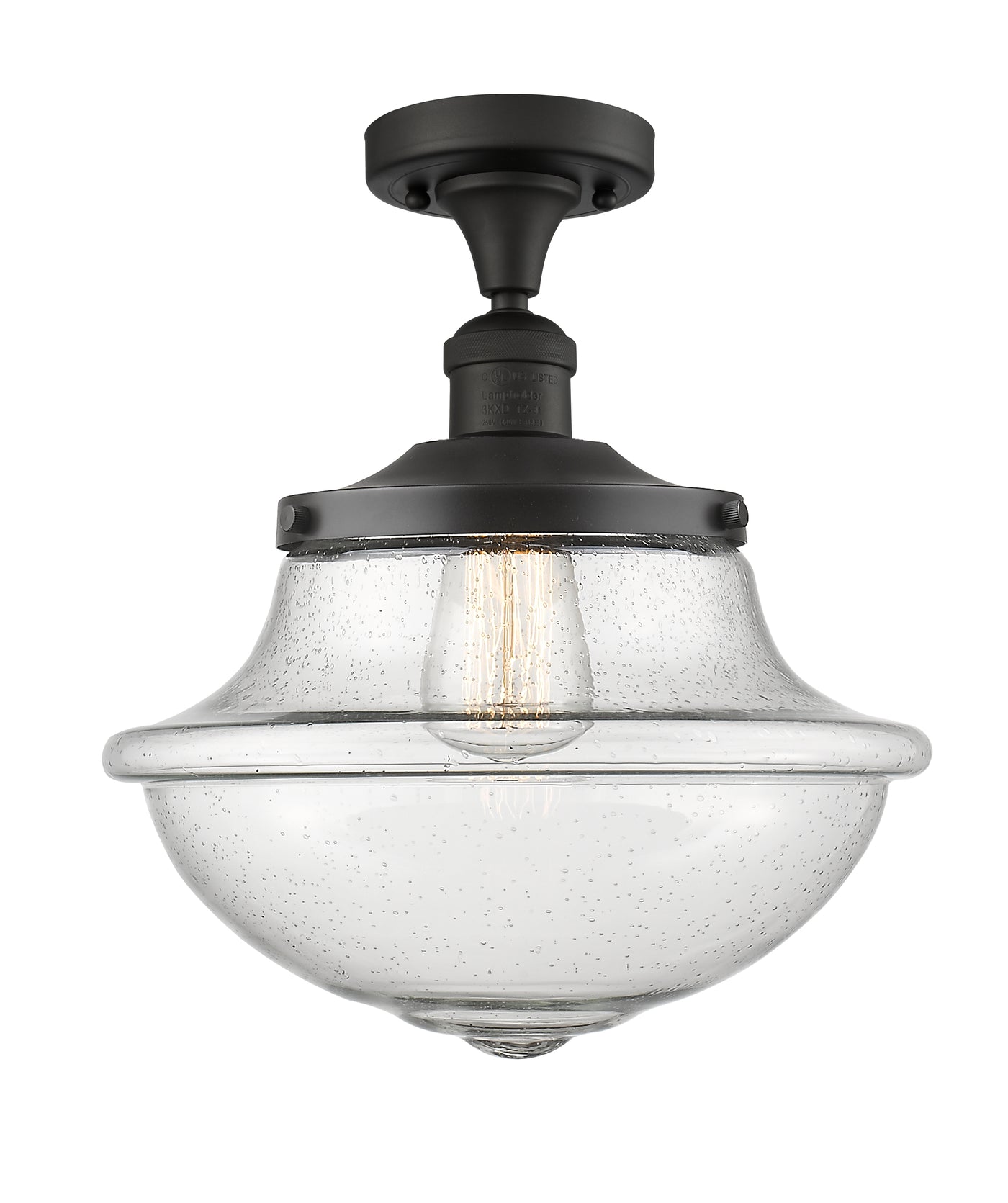 Franklin Semi-Flush Mount Brushed Nickel