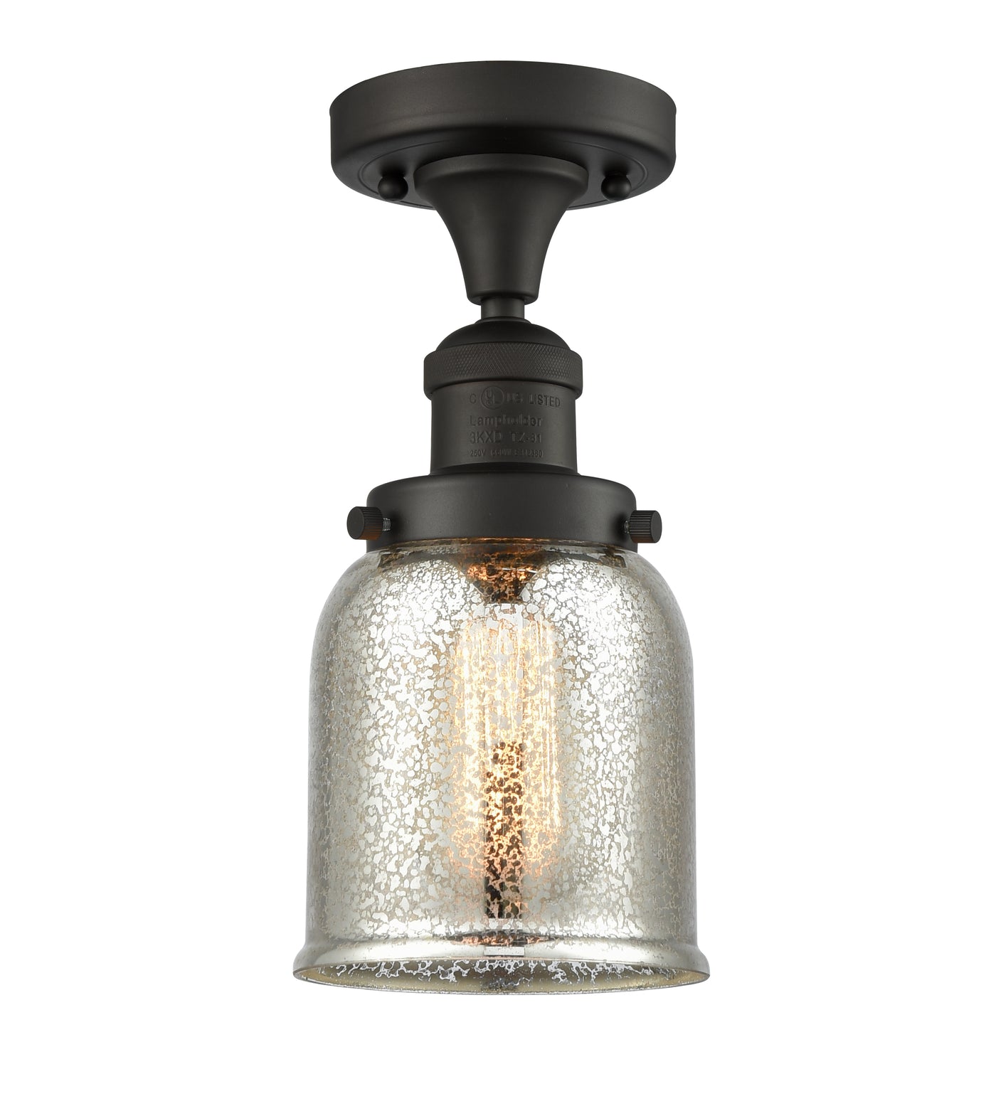 Franklin Semi-Flush Mount Brushed Satin Nickel