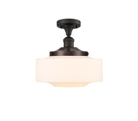 Franklin Semi-Flush Mount Brushed Satin Nickel